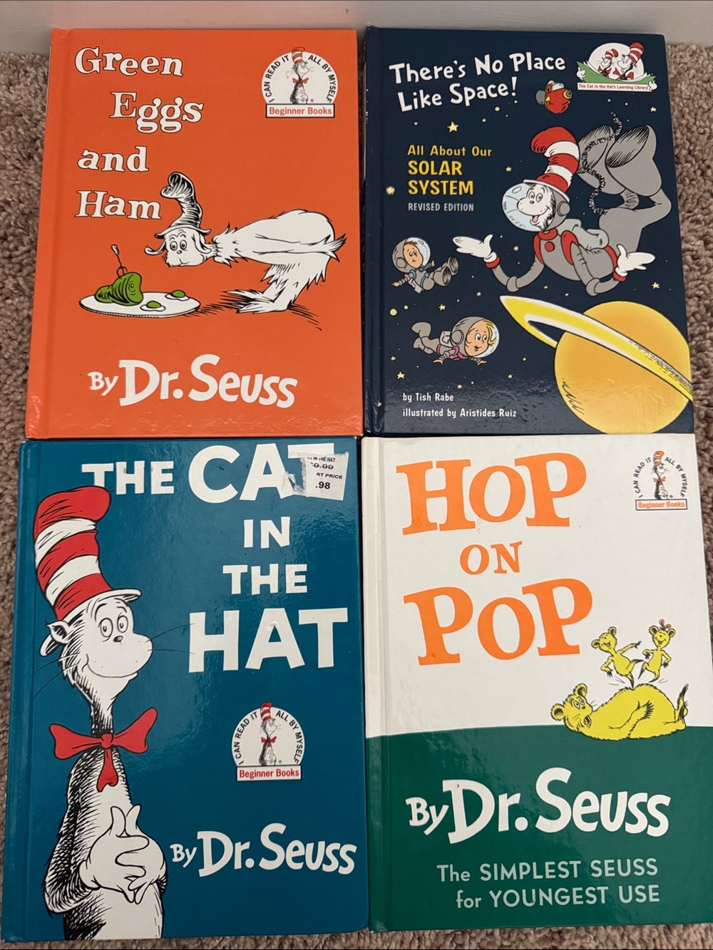 Dr. Seuss The Cat in the Hat Hardcover 4 Books